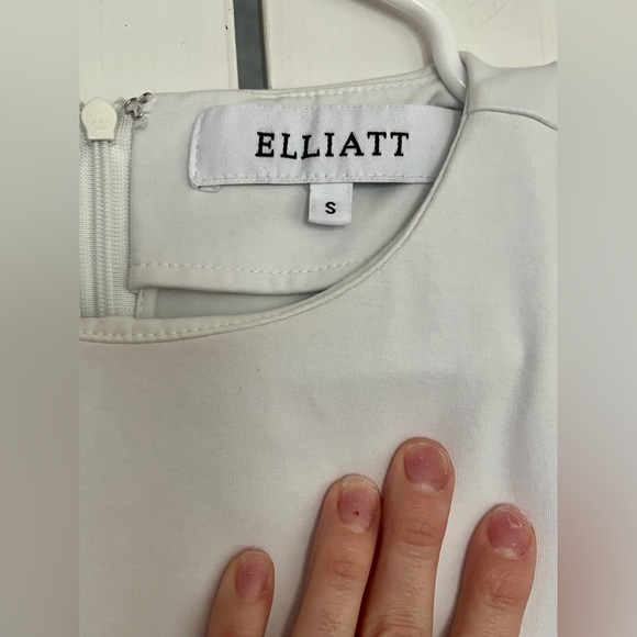 Elliatt La Fontelina Long Sleeve Stretch Cotton Cocktail Minidress - Picture 5 of 6